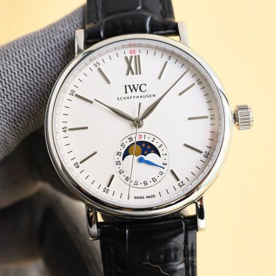 IWC Watch Band Best Edition with ETA2824-8 Movement Italian cowhide Watch Strap 39mm Watch